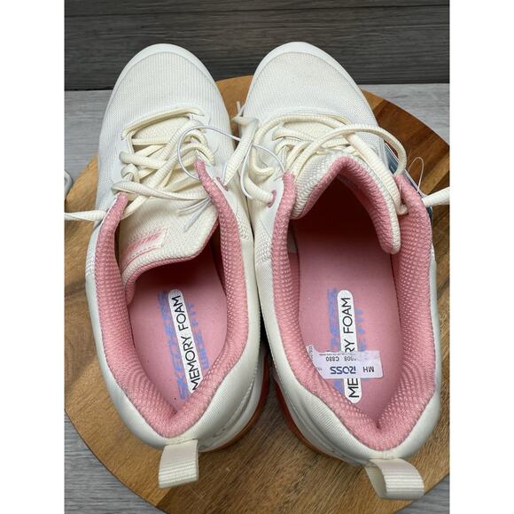 Skechers Wide Fit Memory Foam Sneakers Casual Comfort Running Training Women 9 - Picture 8 of 9